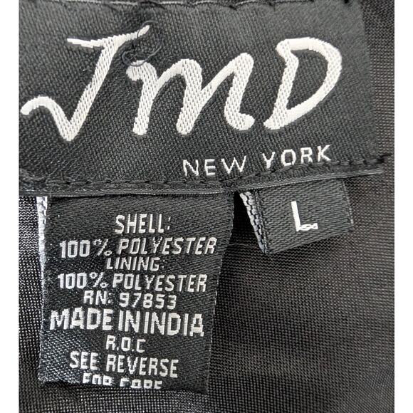 Vintage‎ Chiffon Beaded Top Women Large Whimsigoth Party Cocktail Fairy Grunge - Picture 7 of 7